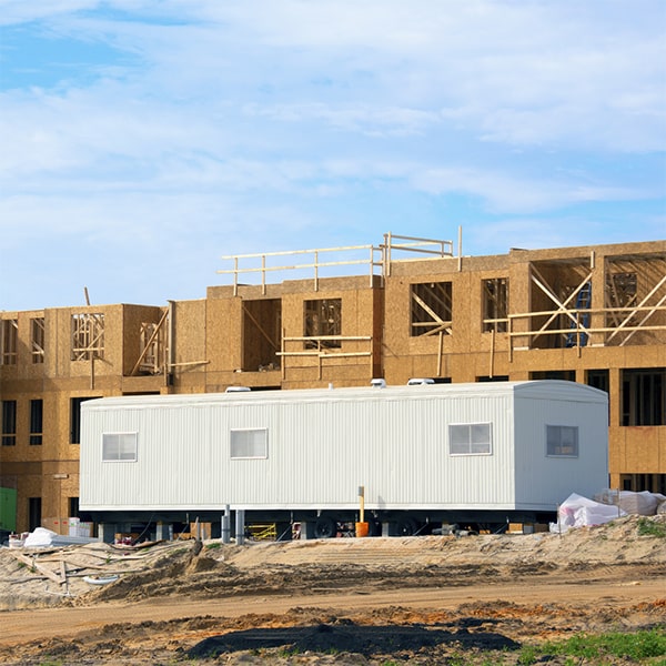 you have the option to add features and amenities to customize construction site office trailers to fit your specific requirements